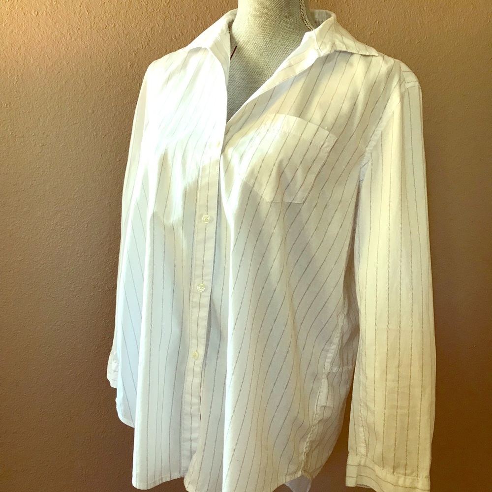 Calvin Klein sexy boyfriend button down Sz S